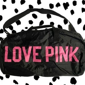RARE love pink Victoria’s Secret duffel bag